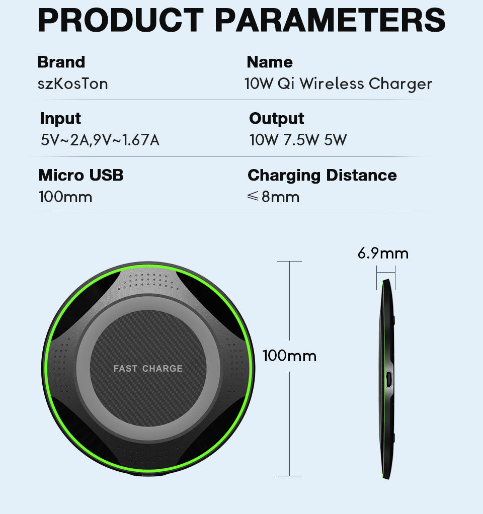 Portable Fast Charging Wireless Charging