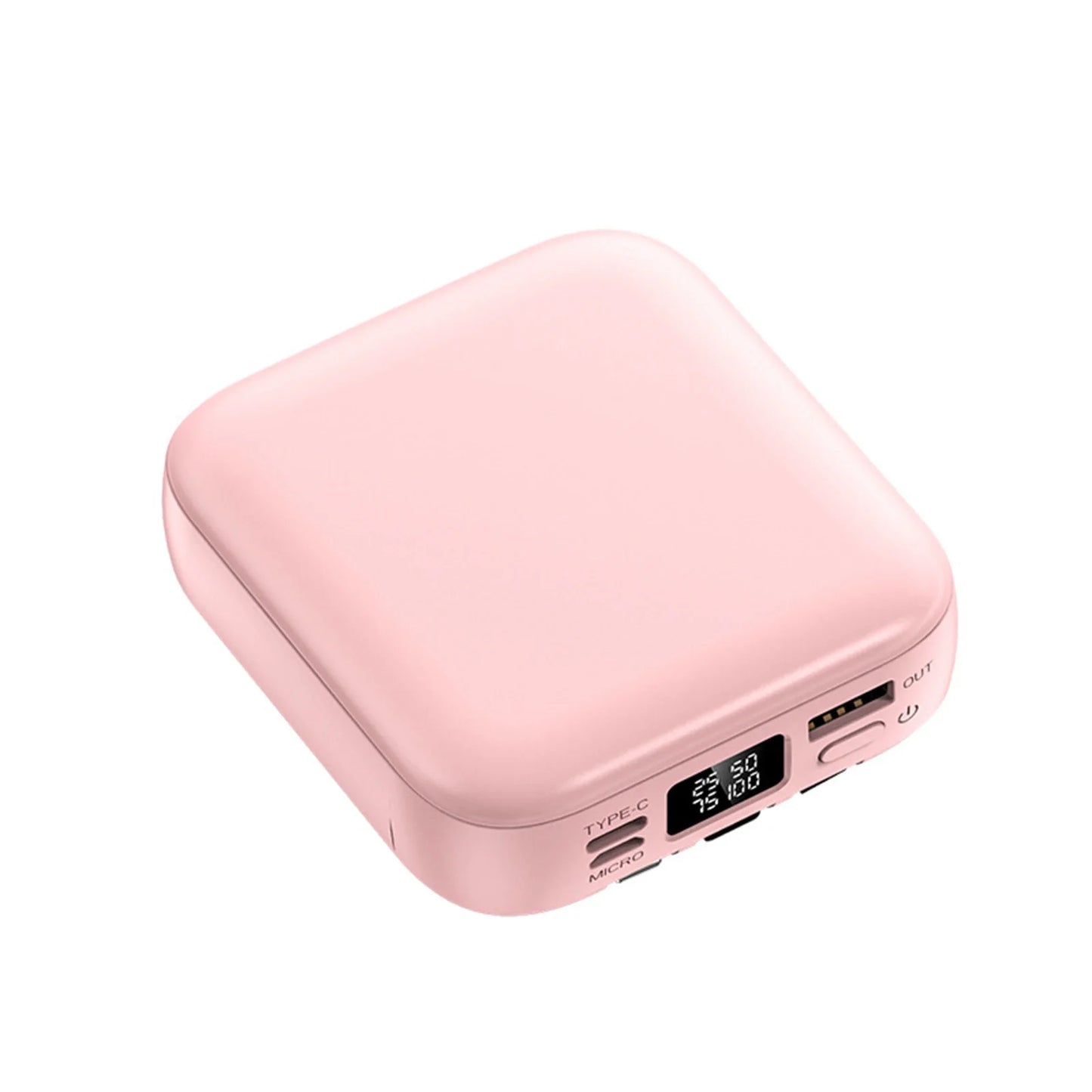 Portable Charger with Built in Cables,10000Mah Mini Power Bank,3 Output 2 Input External Battery Pack Phone Charger Smart Devices and Cell Phone20% off Power Bank Fast Charging