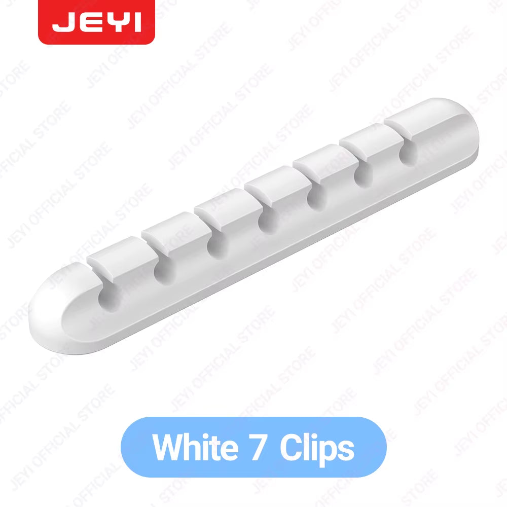 Adhesive Cable Holder Clips Cord Management Wire Organizer for Desktop USB Charging Cable Nightstand Power Cord Mouse Cable